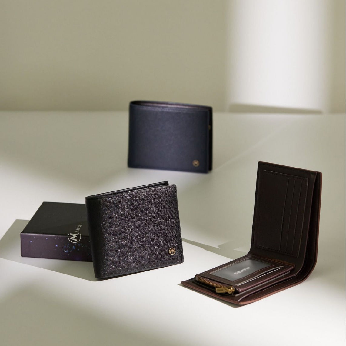 Ultra Light Wear-resistant Anti-theft Multifunctional PU Wallet For Men