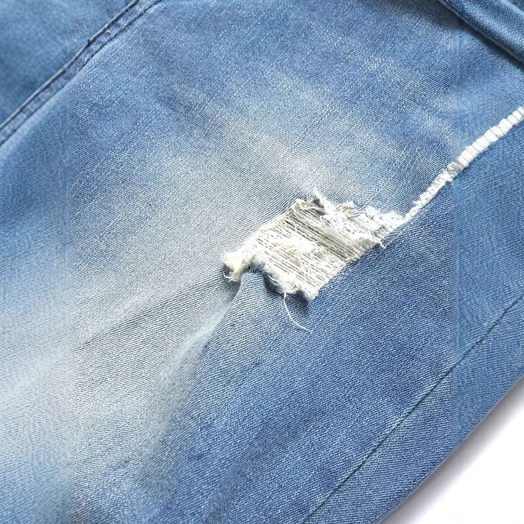 Men's Ripped Street Trend Style Jeans