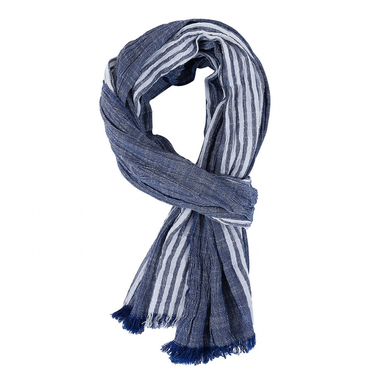 Men's Thin Striped Scarf