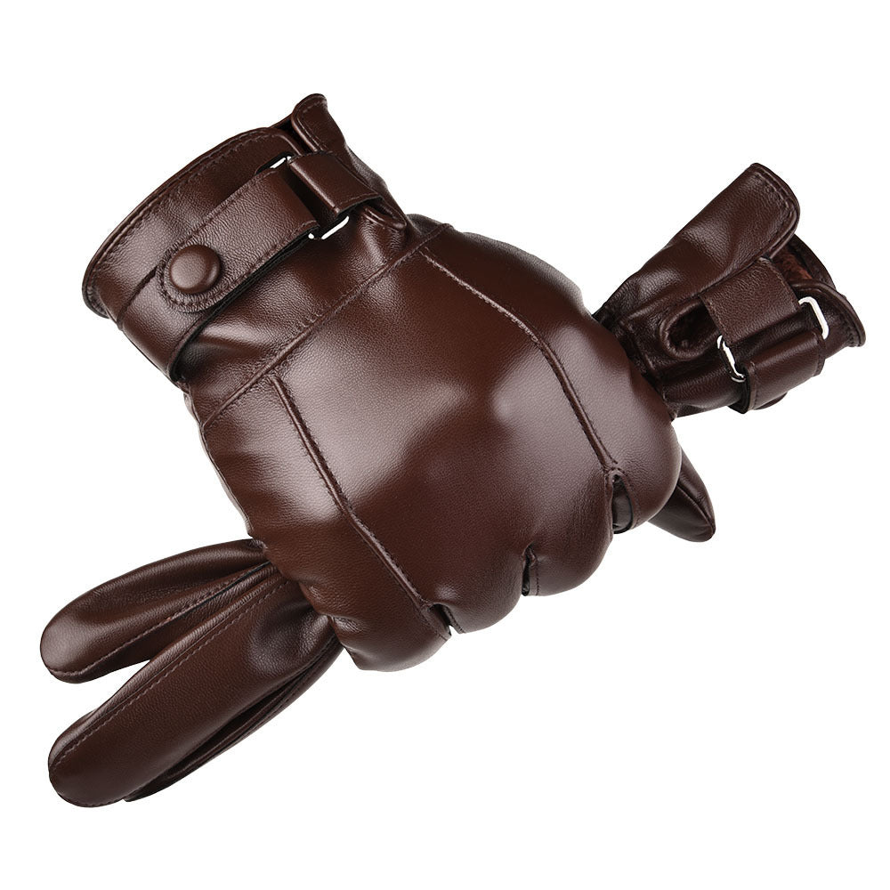 PU Leather Gloves For Men