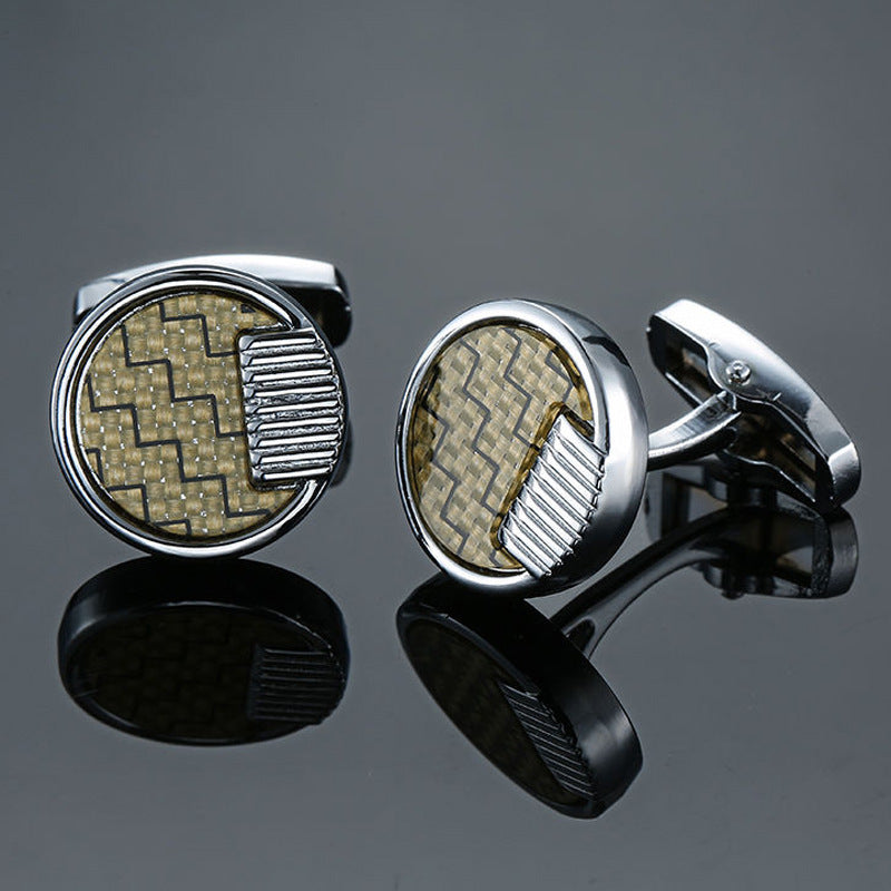 Men's Retro Pattern Cufflinks