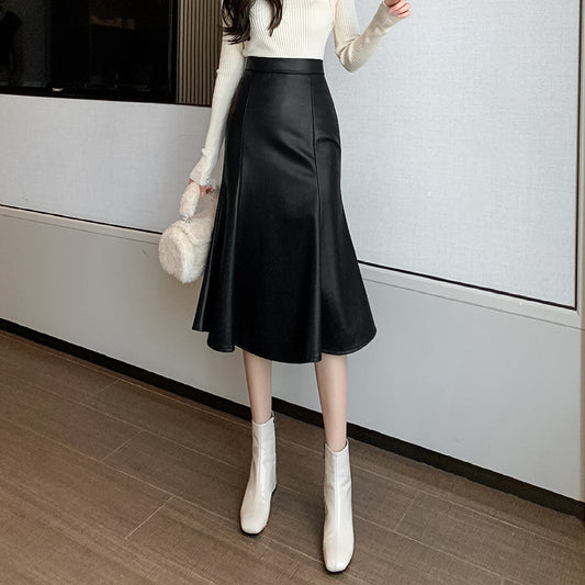 Fishtail Spandex Skirt For Women High Waist Petite Slimming