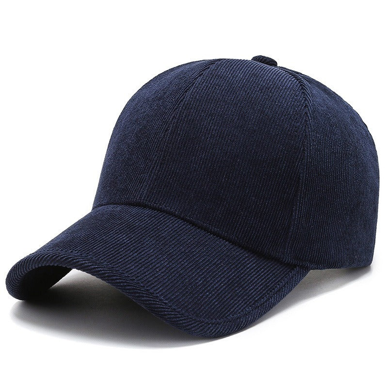 Four Seasons Corduroy Color Baseball Cap Casual
