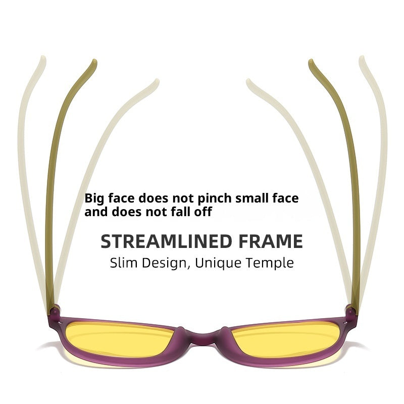 Retro Night Vision Anti-blue Light Glasses For Men