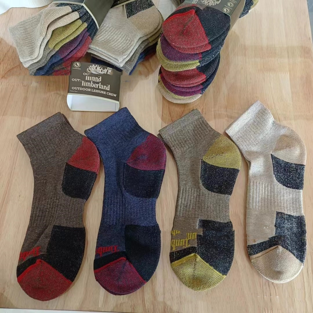 Men's Outdoor High-top Sports Socks Thick Thread Towel Bottom