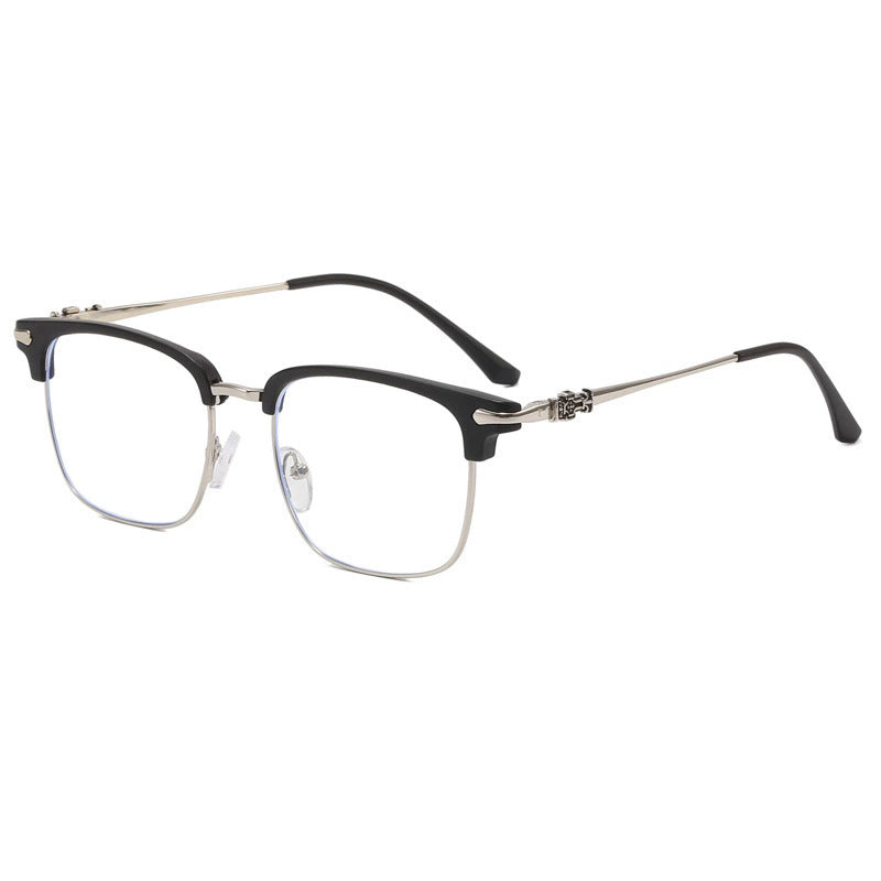 Men's Retro Plate Myopia Glasses