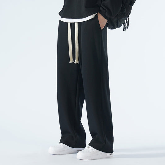 Men's Loose Casual Draping Wide Leg Sports Sweatpants