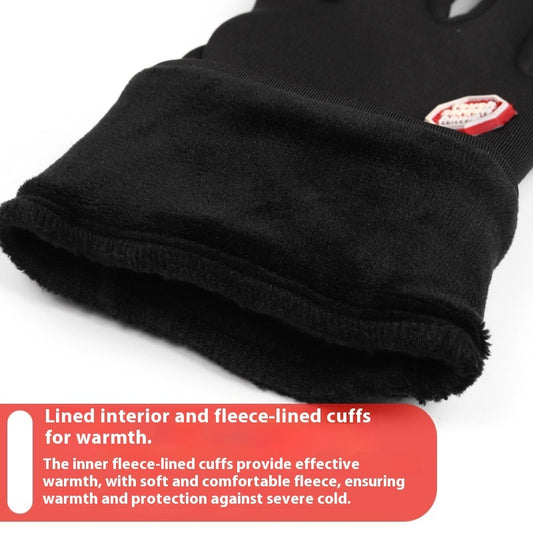 Men's Touch Screen Windproof Warm Usb Heating Gloves