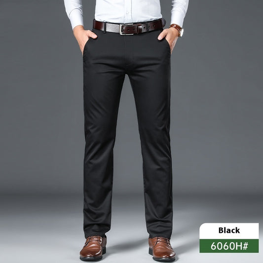 Business Non-ironing Stretch Men's Thin Straight Casual Pants