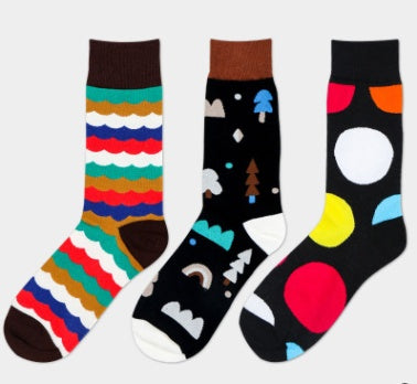 Men's Mid Tube Striped Socks