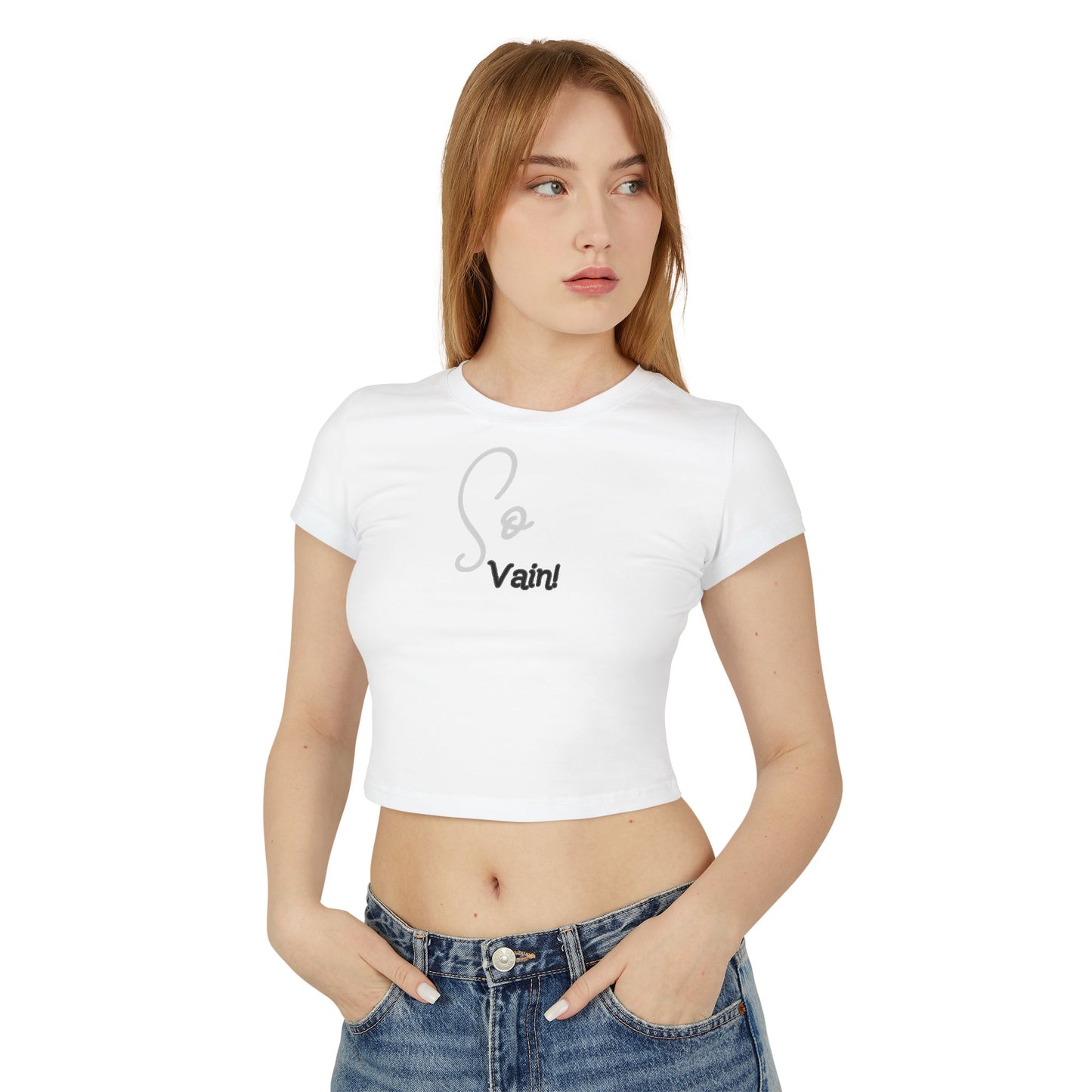 So vain Women's Crop Tee
