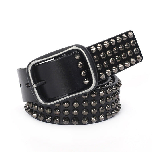 Men's Cowhide Belt Retro