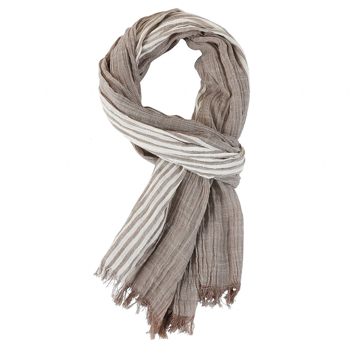 Men's Thin Striped Scarf