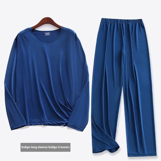 Men's Long-sleeved Pajamas Set