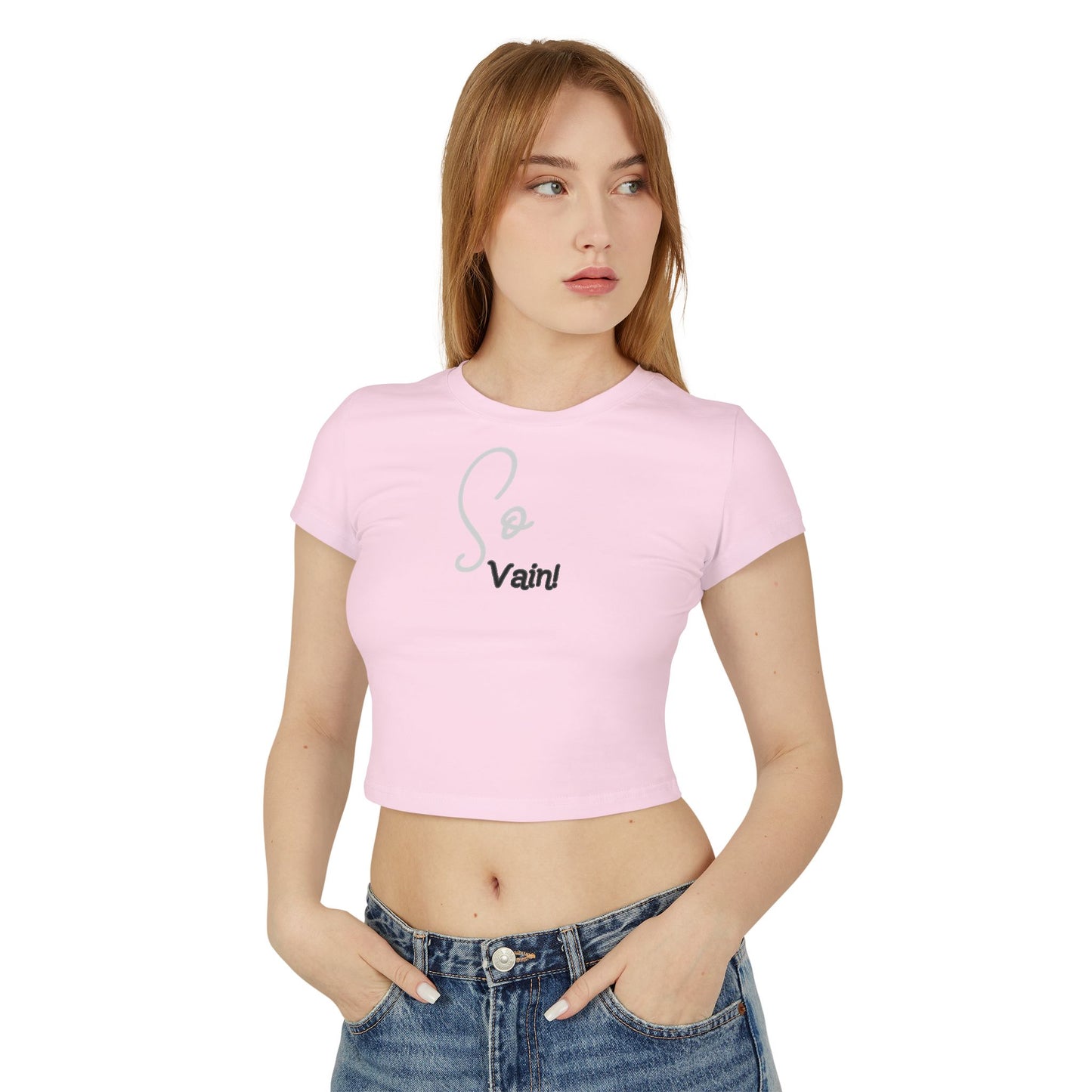 So vain Women's Crop Tee