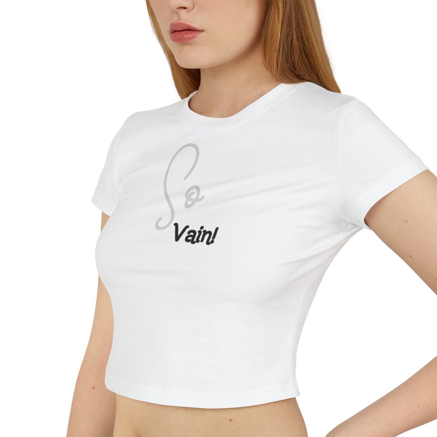 So vain Women's Crop Tee