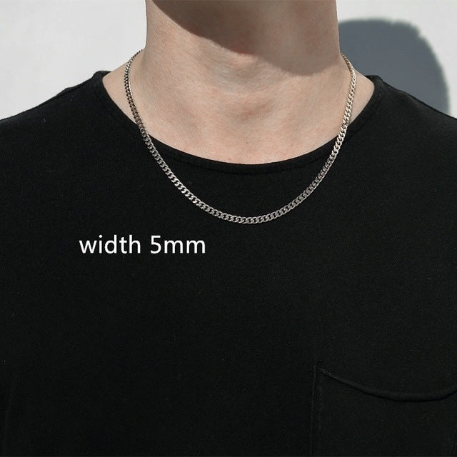 Men's Luxury Elegant Gold Color Chain Necklace