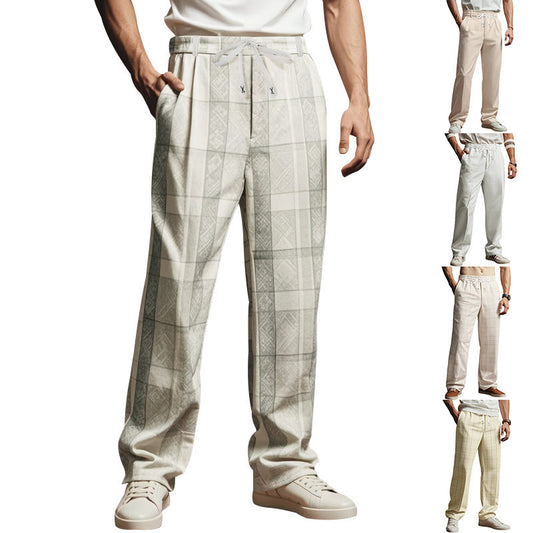 Men's Business Casual Loose Simplicity Pants