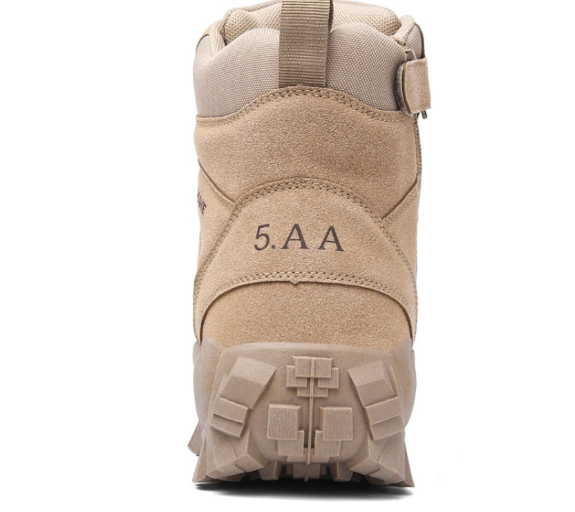 Men's Combat High-top Outdoor Training Combat Hiking Desert Warm Snow Boots