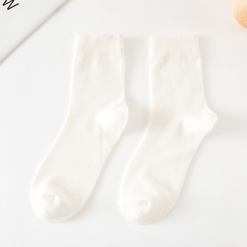 Men's Solid Color Socks
