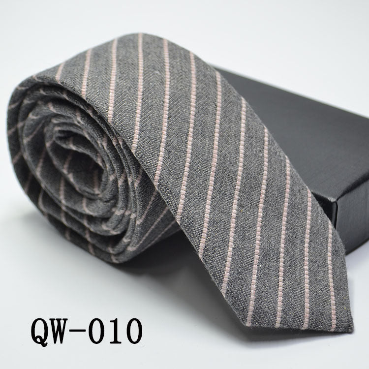Men's Super Narrow Wool-like Elegant Tie