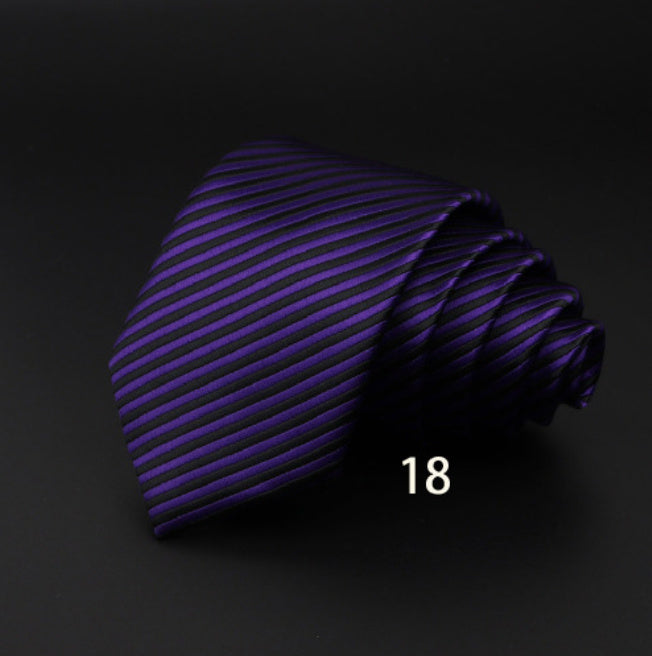 Men's Striped Polyester Fiber Ties