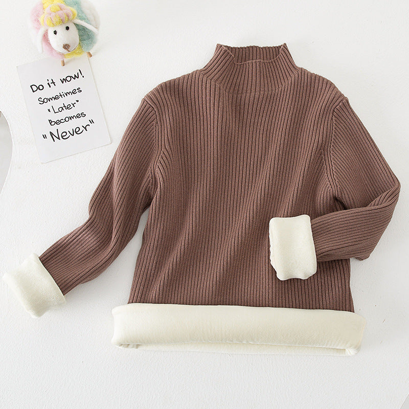 Children's Mock Neck Sweater Knitwear Top