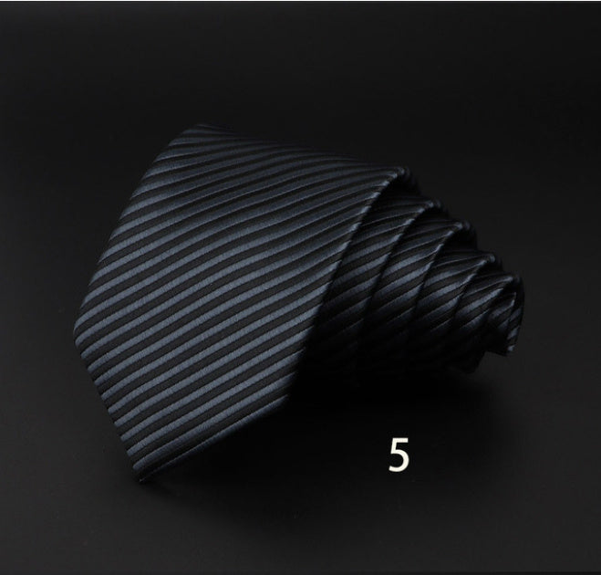 Men's Striped Polyester Fiber Ties