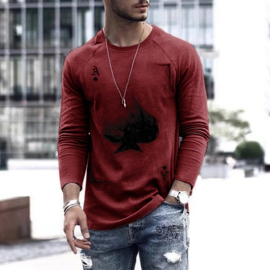 Men's Long Sleeve Loose T-Shirts