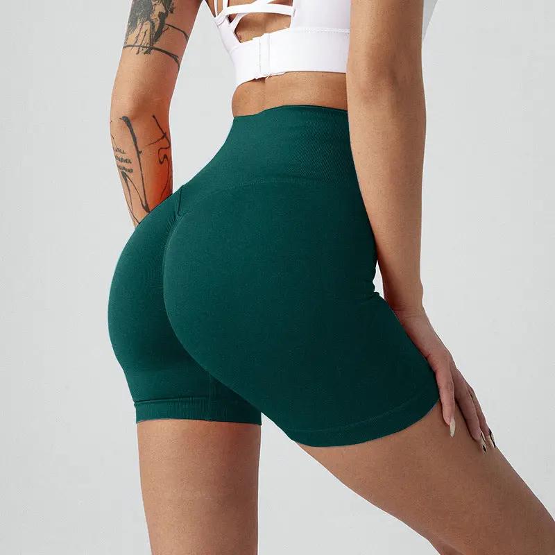 High-Waisted Butt-Lifting Fitness shorts For Women, Sports Tummy Control Cycling Leggings, by GJG Denim