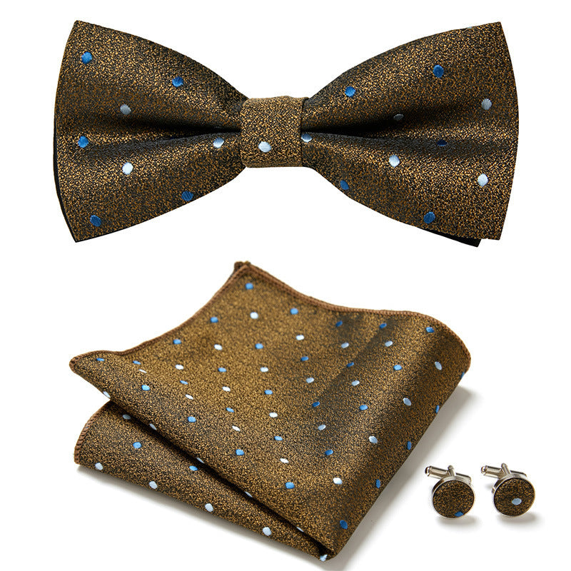 Men's Bow Ties Three Piece Set