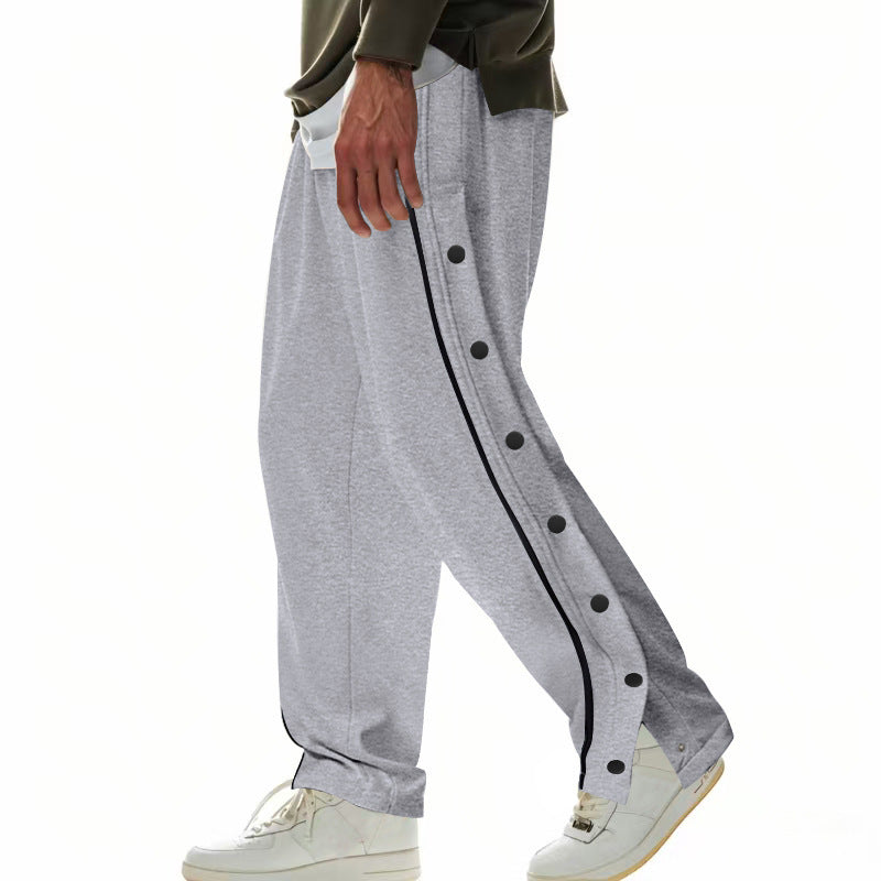 Men's Basketball Tear And Pull Sports Casual Sweatpants