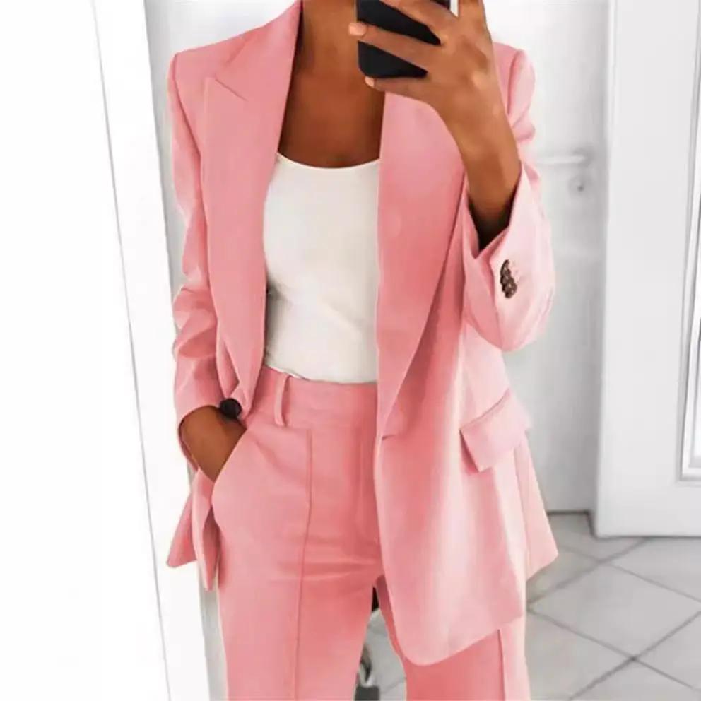 Women's Fashion Leisure Suit Trousers Suit by GJG Denim