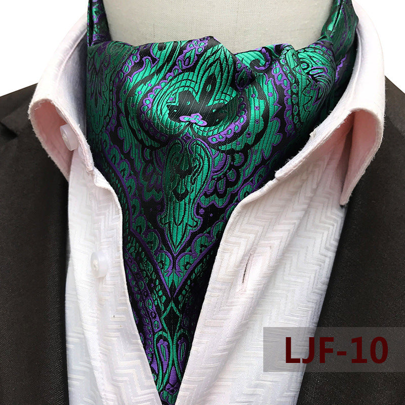 Men's Jacquard Polyester Scarf