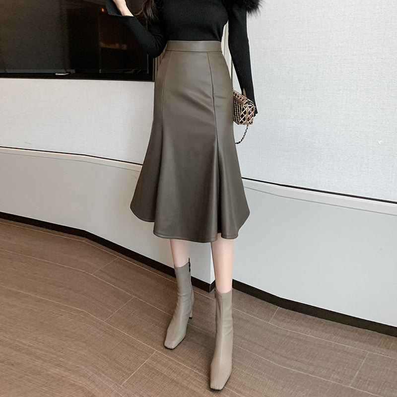 Fishtail Spandex Skirt For Women High Waist Petite Slimming
