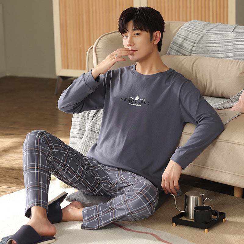 Men's Varions Print Long Sleeve Pajamas
