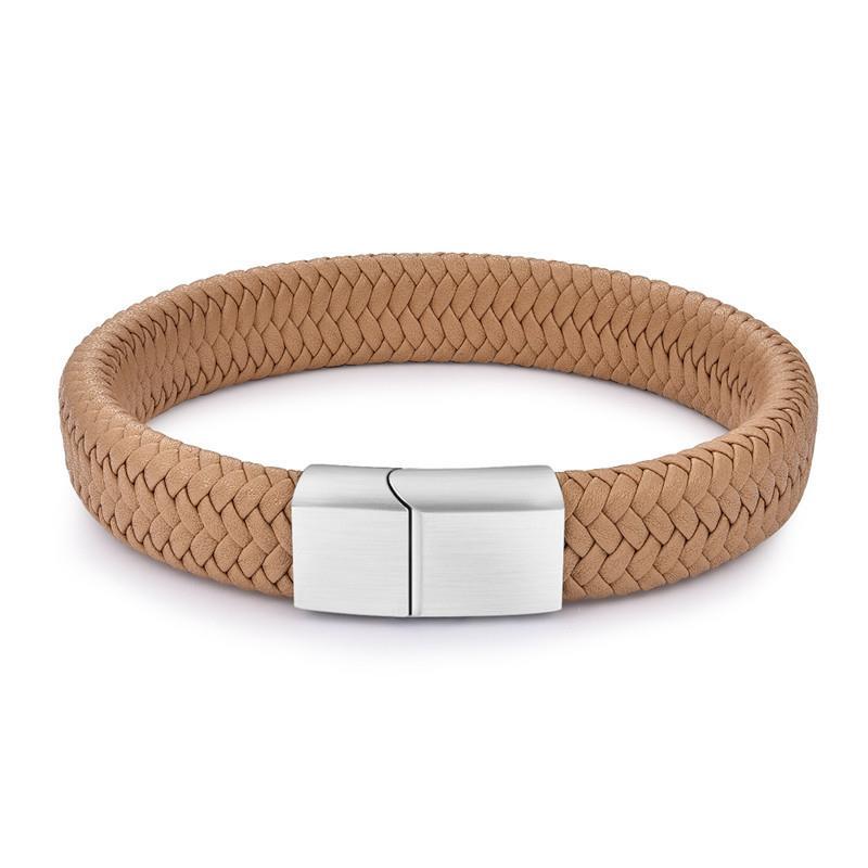 Classic Men's Faux Leather Bracelet