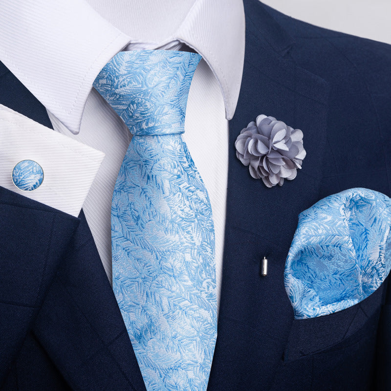 Men's Tie and Pocket Square Combo