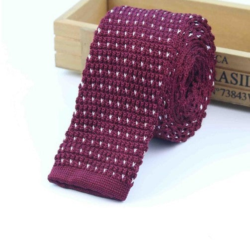 Men's Knitted Leisure Striped Ties