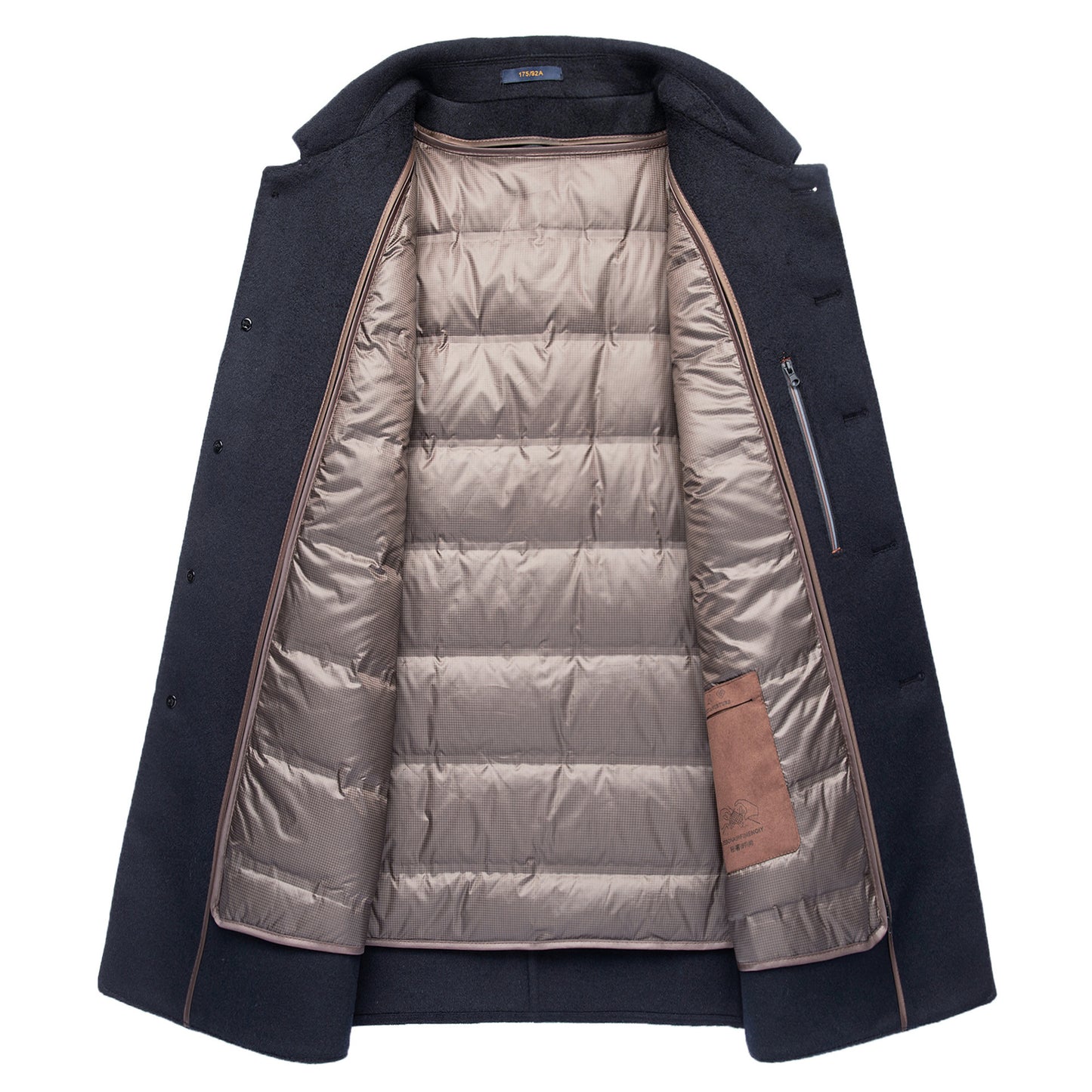 Men's Lapel Double-sided Woolen Coat