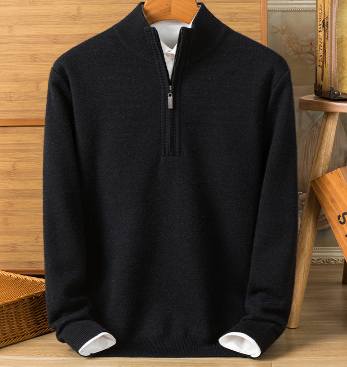 Men's Knitwear Long Sleeve Thickened Sweater