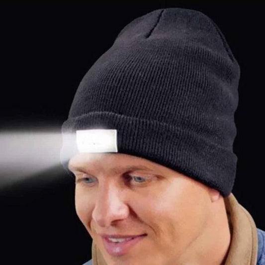 Men's LED Flashlight Beanie
