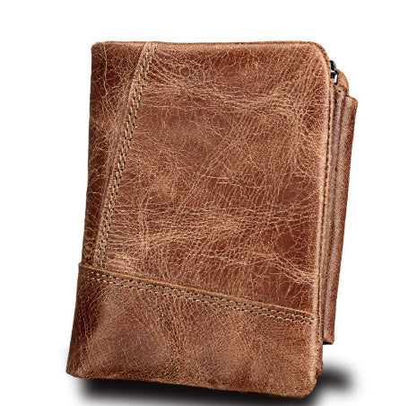 Retro Leather Wallet For Men Multiple Card Slots