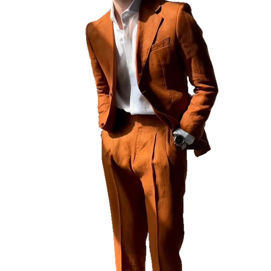 Casual And Lightweight Business Men's Suit