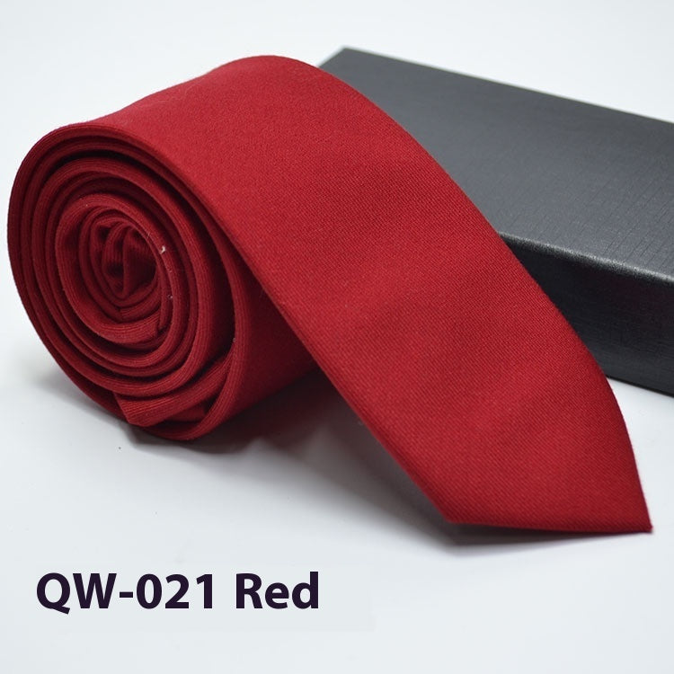 Men's Super Narrow Wool-like Elegant Tie