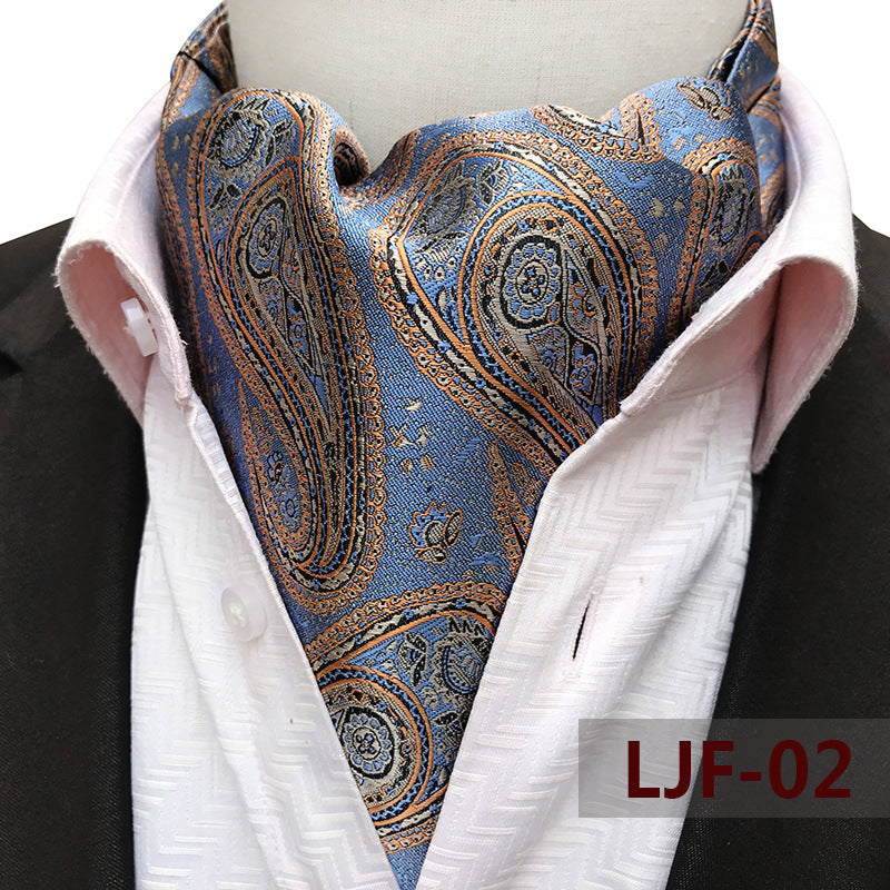 Men's Jacquard Polyester Scarf