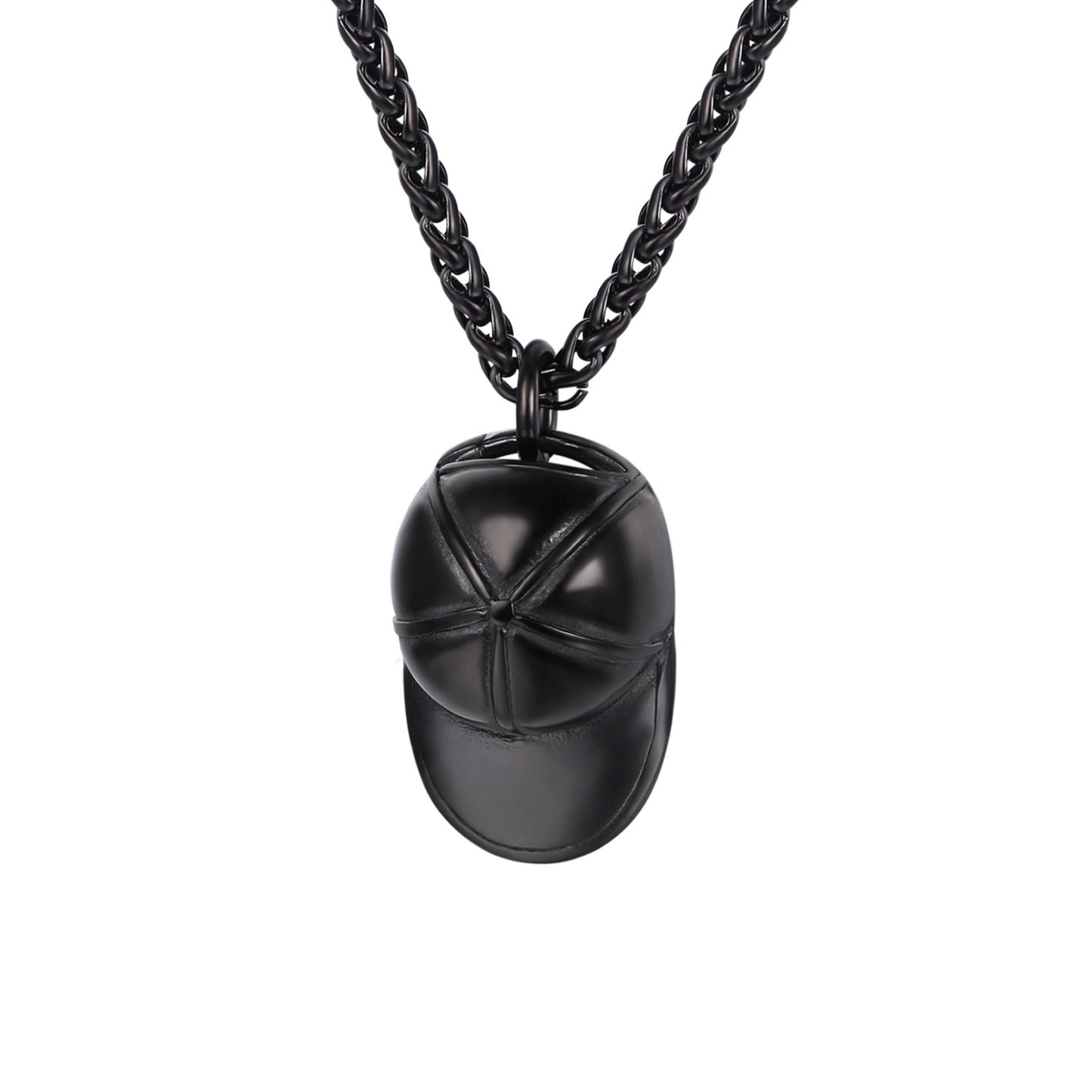 Stainless Steel Cap Unique Pendant Necklace For Men