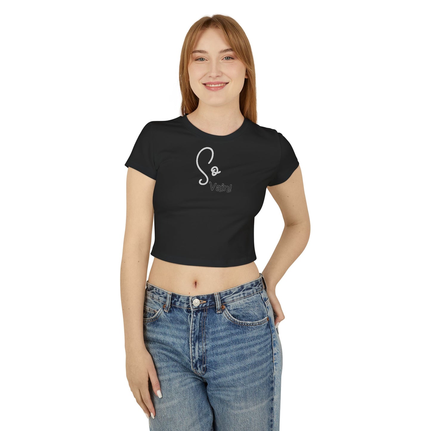 So vain Women's Crop Tee