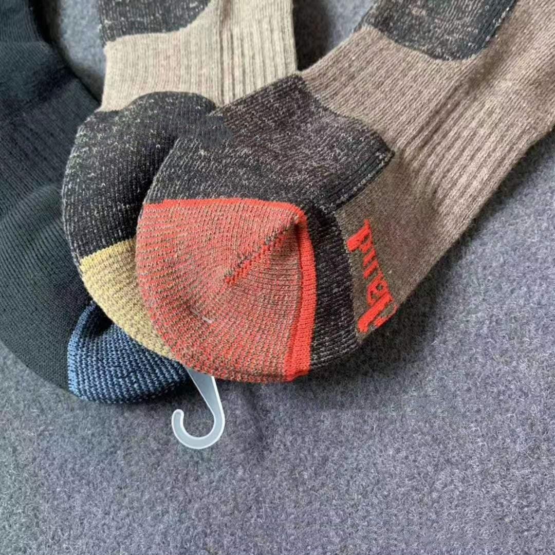 Men's Outdoor High-top Sports Socks Thick Thread Towel Bottom