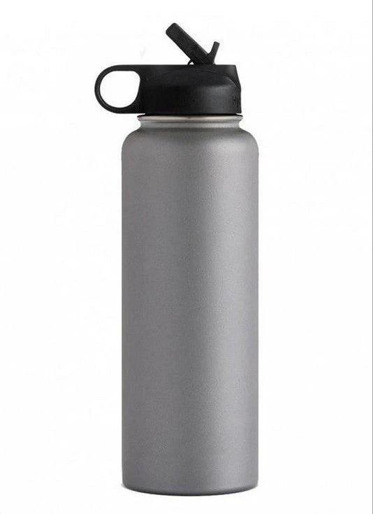 Stainless Steel Wide-mouth Outdoor Sports Vacuum Flask by GJG Denim